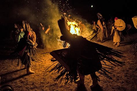 In Pictures Mongolian Shamans Perform Fire Ritual World The Times