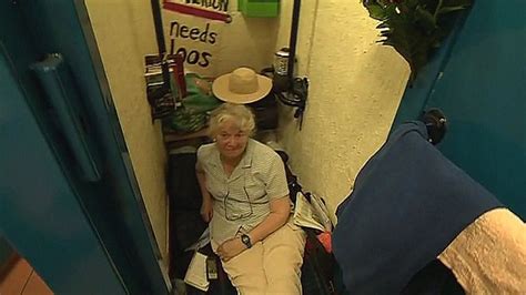 Woman Squats In Public Toilet In Bath To Protest Against Closure Bbc News