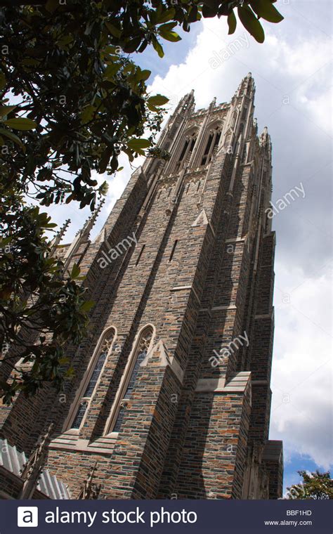 Duke Chapel Tower Duke University Durham Nc Usa Stock Photo Alamy