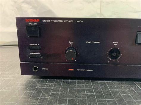 Vintage Luxman Lv Stereo Integrated Tested Reverb