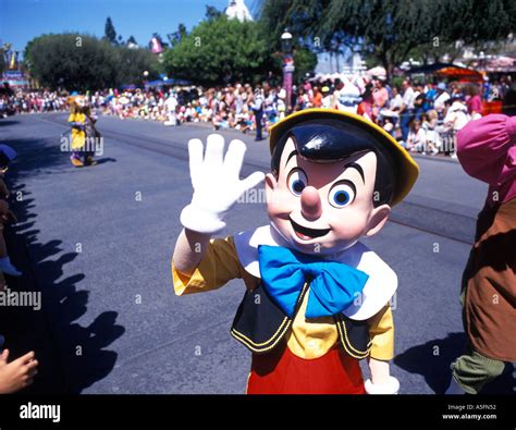 Pinocchio Character At Disneyland In Anaheim California Stock Photo Alamy