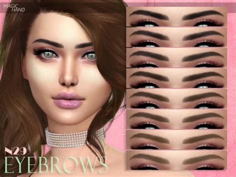 Custom Content Eyebrows Sims 4 Gourmetper