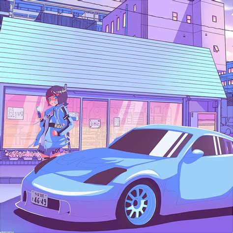 1920x1080px 1080p Free Download Anime Car Aesthetic Japan Anime