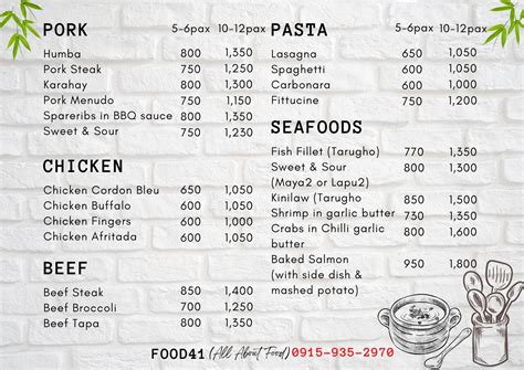 new menu all about food by food 41