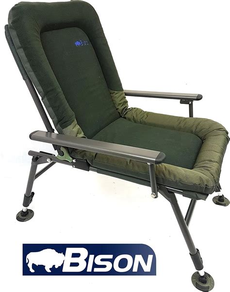 Bison Fleece Comfort Carp Fishing Camping Chair Uk Sports