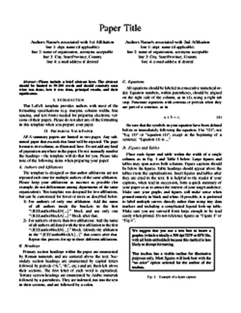 ieee conference paper format  templates  sample