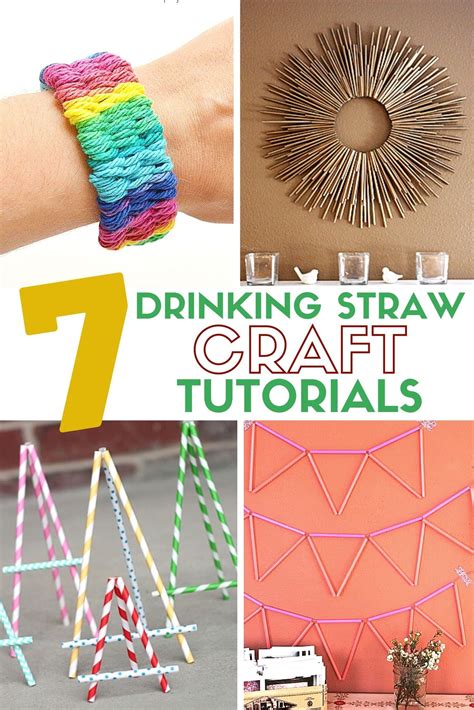 7 Fun Ways To Craft With Drinking Straws The Crafty Blog Stalker In