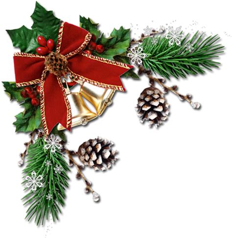 Download Christmas Corner Png Border Corner Christmas Clipart