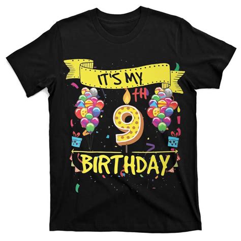 Its My 9th Birthday Graphic Funny Happy 9th Birthday Granddaughter T