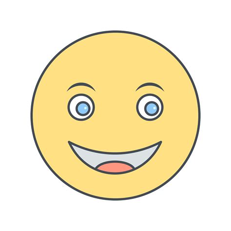 Full emoji list and emotions. Happy Emoji Vector Icon 377919 - Download Free Vectors ...