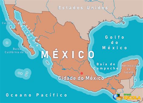México Dados Bandeira Mapa História Geografia Brasil Escola