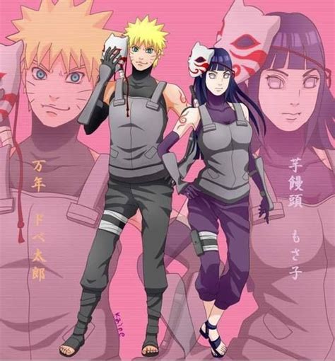Naruto Y Hinata Anbu Fan Art Anime Illustrations