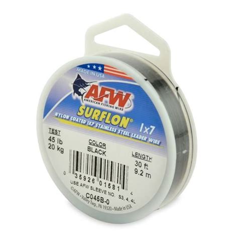 American Fishing Wire Surflon Nylon Coated 1x7 Stainless Steel Reviews
