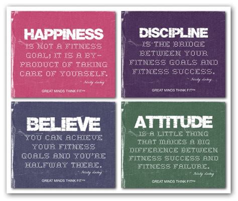 Motivational Fitness Posters With Quotes For Exercise