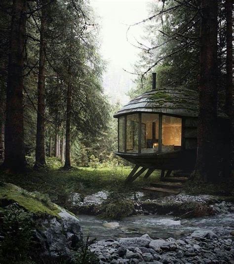 Pin By Psyluv On ﻿aesthetic Home In 2020 Cool Tree Houses Cabin