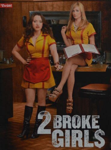 2 Broke Girls A4 Poster 21 X 28 Cm Beth Behrs Fan Sammlung