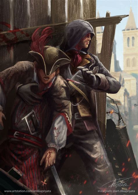 Arno Dorian Assassin S Creed Unity Fanart Ardika Priyata On Artstation At