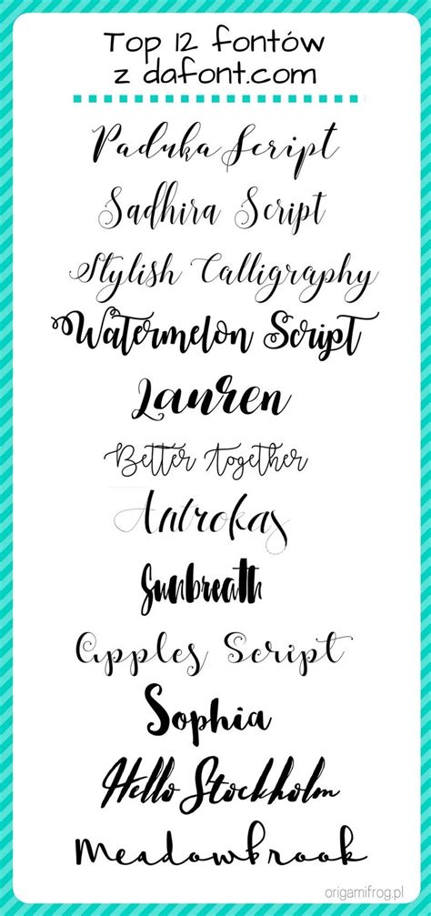 Best Calligraphy Fonts Dafont Canvas Ily