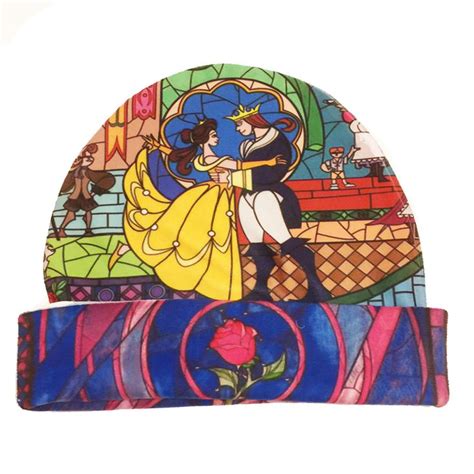 Beauty And The Beast Stained Glass Hat Disney Princess Belle Winter