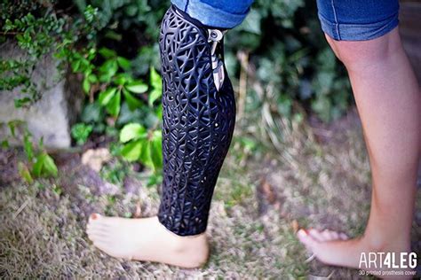 Nature Customized 3d Printed Prosthetic Leg Cover Designed By Tomas