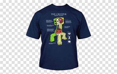 Creeper Anatomy Youth T Shirt Minecraft Latest Version Pe Apparel T