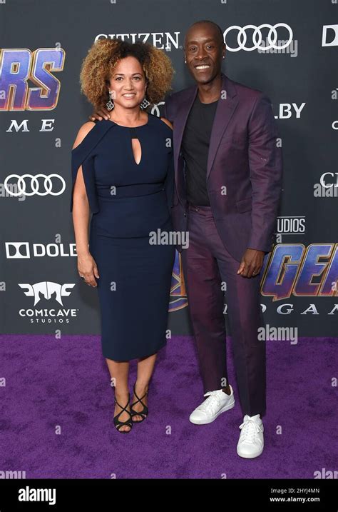 Don Cheadle And Bridgid Coulter Attending The World Premiere Of Avengers Endgame Held At The La