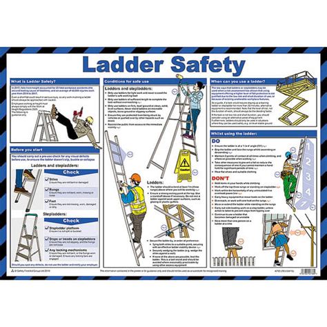 Ladder Safety Poster A Health Safety Posters