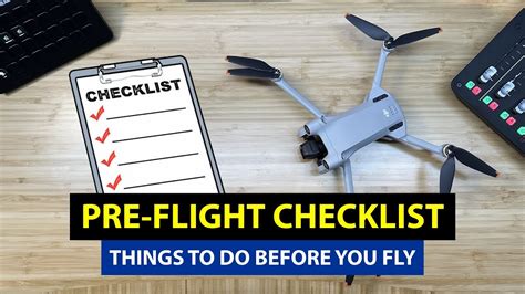 Pre Flight Checklist For Any Drone YouTube