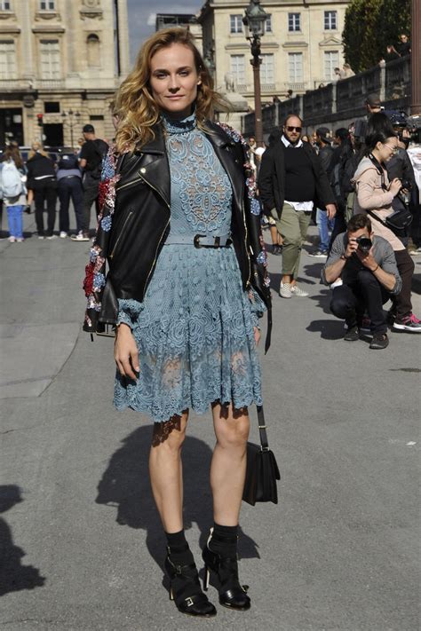 Diane Kruger Elle Saab Fashion Show In Paris 1012016 • Celebmafia