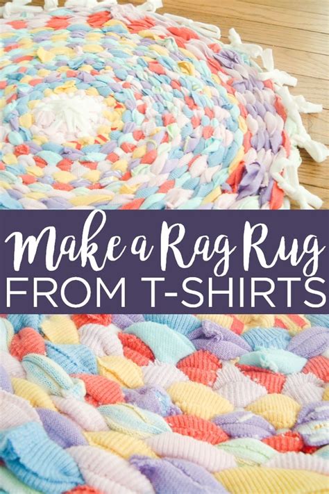 How To Make A Rag Rug Using Old T Shirts The Country Chic Cottage