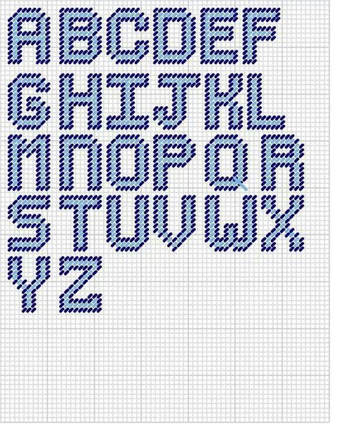 Alphabet Plastic Canvas Letters Canvas Letters Plastic Canvas Stitches
