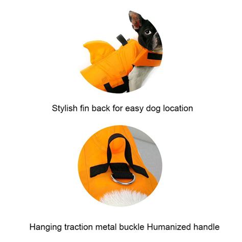 See which french bulldog life jackets and swimming vests i recommend. Shark Dog life Jacket Pet vest Summer Dog Swimsuit French ...
