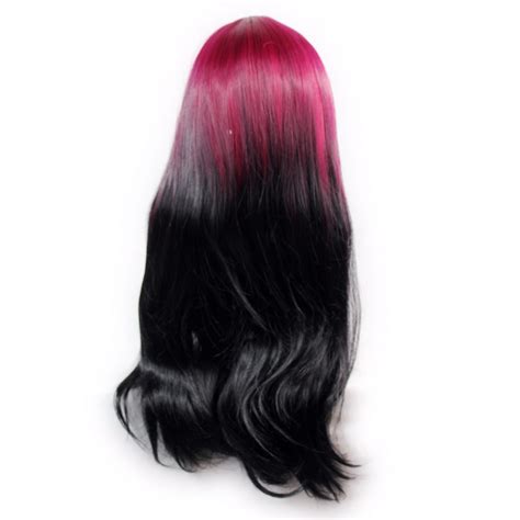Wiwigs Wiwigs Fabulous Long Straight Wig Light Wine Red And Off Black