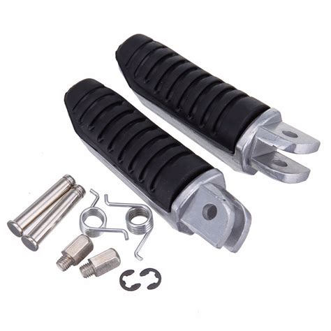 Aluminum Motorcycle Front Footpeg Footrest Peg Pedals Foot Pegs For