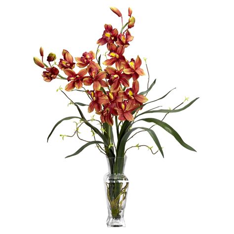 Silk Cymbidium Orchid Arrangement 1183
