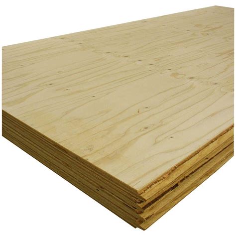 Tandg Sheathing Plywood Common 1 18 In X 4 Ft X 8 Ft Actual 1069