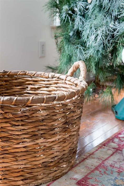 How To Put Christmas Tree In A Basket I Show You The Easy Way