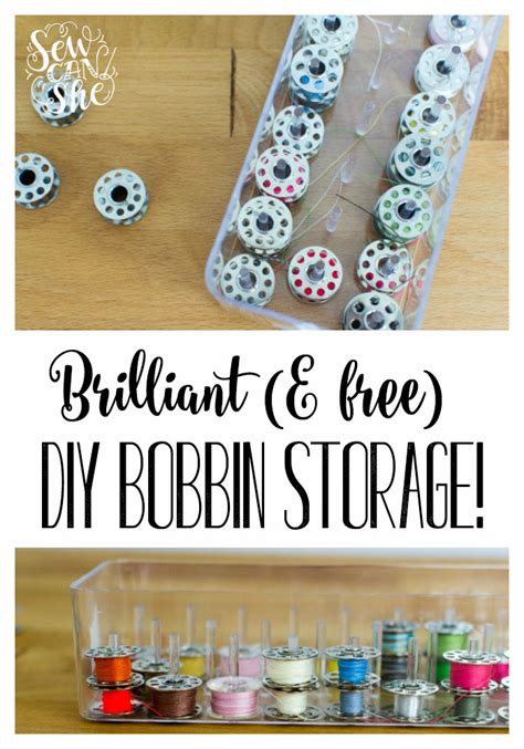 Brilliant And Free Diy Bobbin Storage You Will Love This Sewing Tip