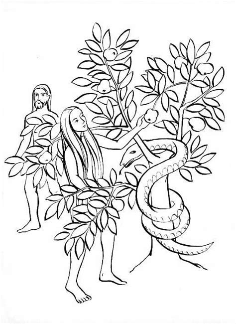 33 Adam And Eve Sin Coloring Pages Mihrimahasya Coloring Kids