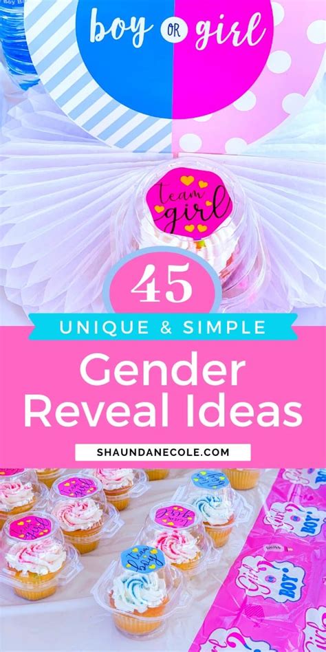 45 Unique Simple Gender Reveal Ideas Theme Decorations And Virtual Party
