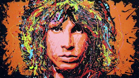 Jim Morrison Painting By James Youngerman Fine Art America