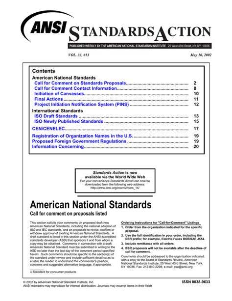 American National Standards