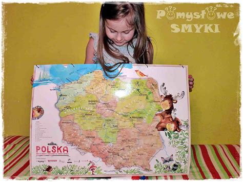 Mapa Polski Dla Dzieci Twoje Mapy Pomys Owe Smyki Mamy Nasz