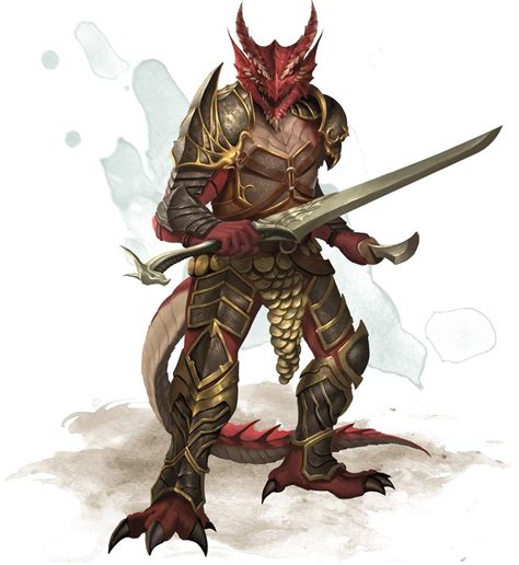 Dandd Monster Monday Half Red Dragon Veteran Dungeons And Dragons