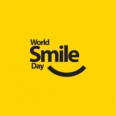 World Smile Day Vector Hd Png Images World Smile Day Vector Template