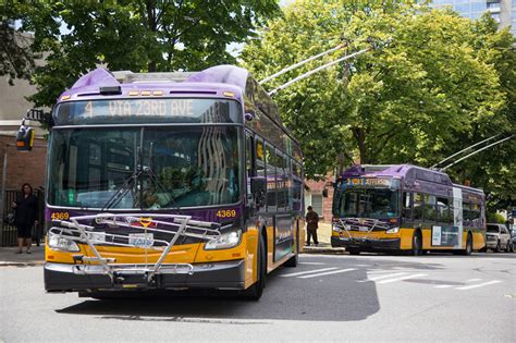 Electric Trolley Bus Zero Emissions Fleet King County Washington