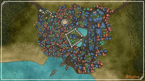 My First City Map In Wonderdraft Any Feedback Is Appreciated