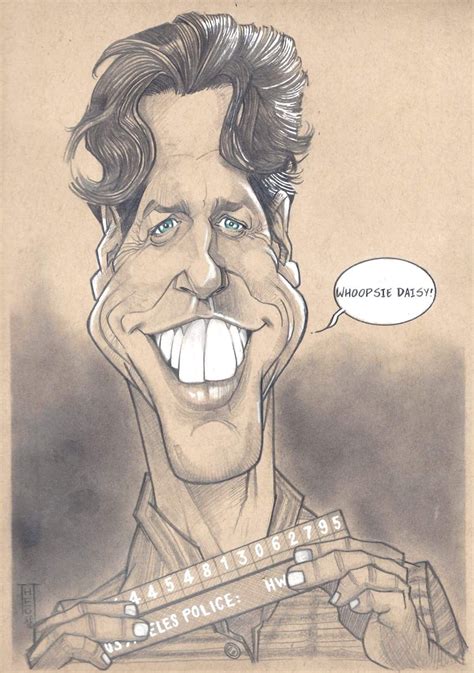 Hugh Grant Funny Caricatures Celebrity Caricatures Celebrity Drawings