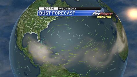 Dry Dusty Air Is On Its Way To The Southeast