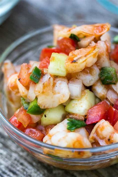 (2 days ago) place garlic and oil in a small skillet and cook over medium heat until fragrant, about 1 minute. Shrimp Ceviche Recipe | Easy Traeger Grilled Shrimp ...